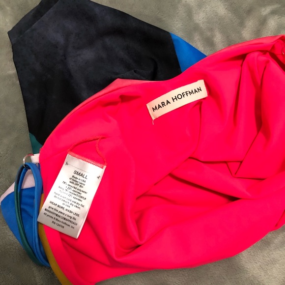 NWT Mara Hoffman Emma V Neck One Piece Size Small - Picture 8 of 8